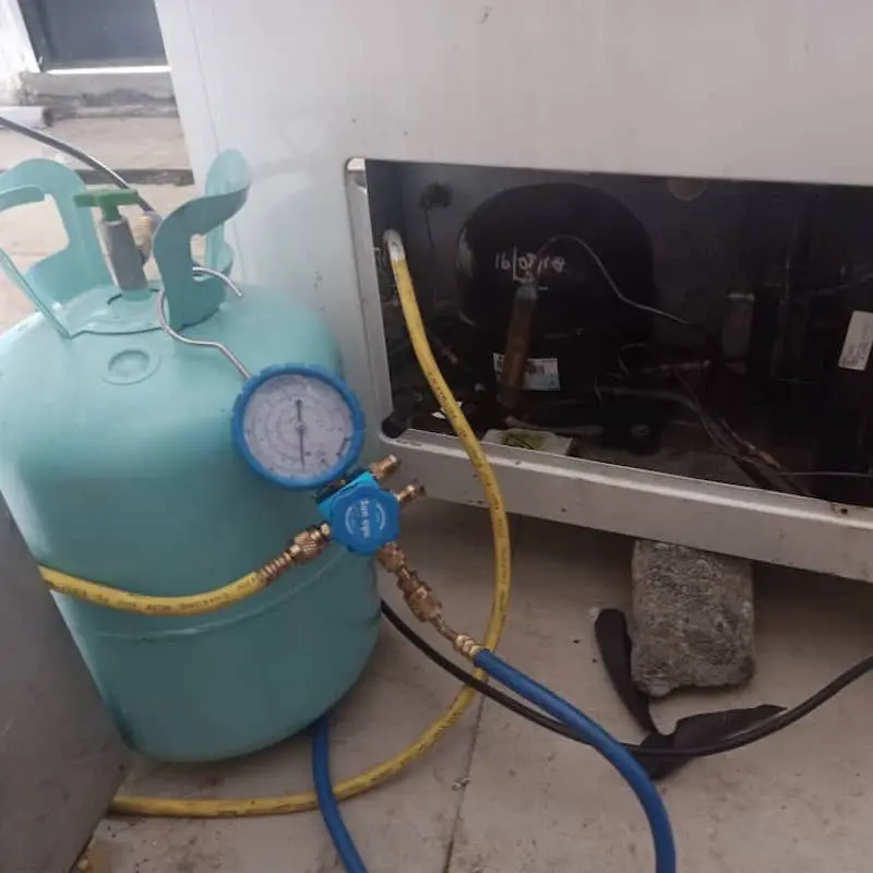 Efficient commercial freezer and chiller repair project